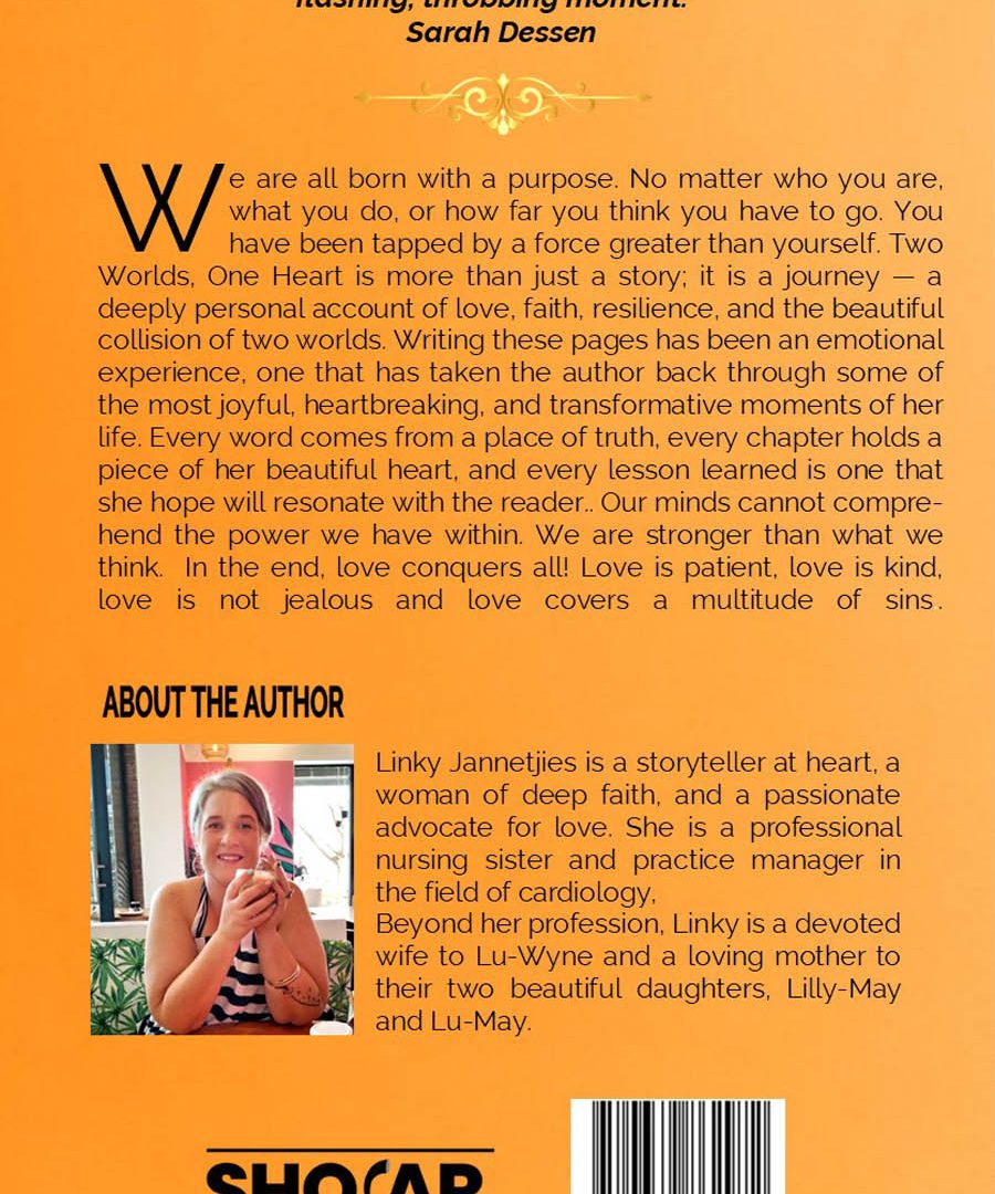 TWO WORLDS ONE HEART COVER Rear